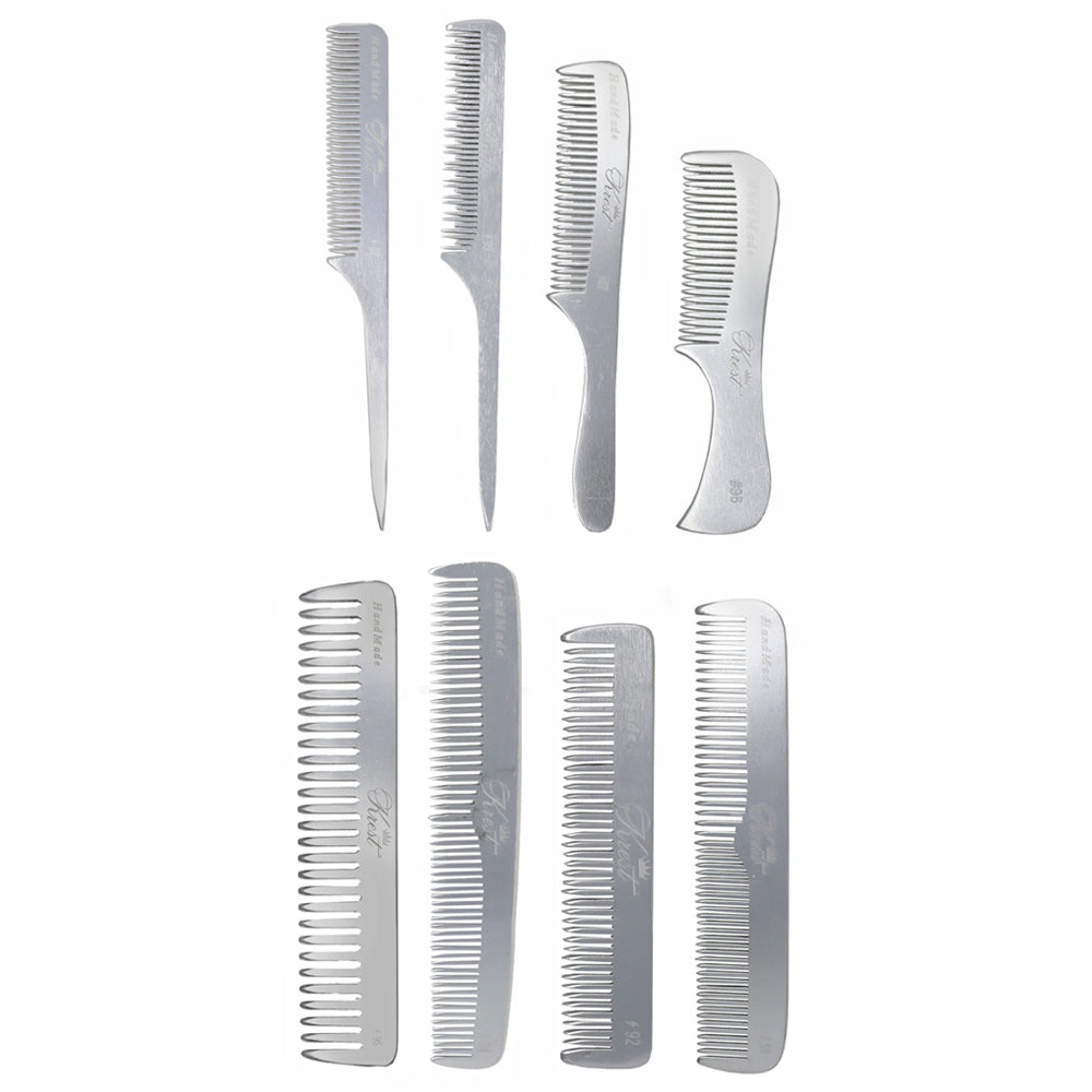 Krest Professional Metal Combs Aluminum Combs 100% Hand-Finished.