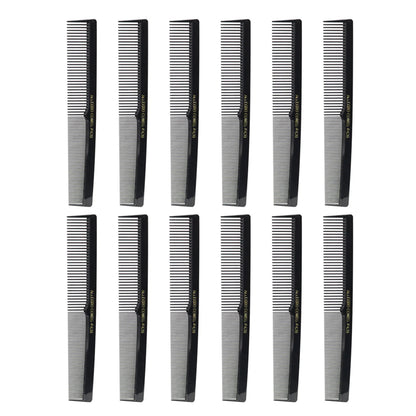 Allegro Combs 420 Barber Cutting Styling Comb Set - 12 count