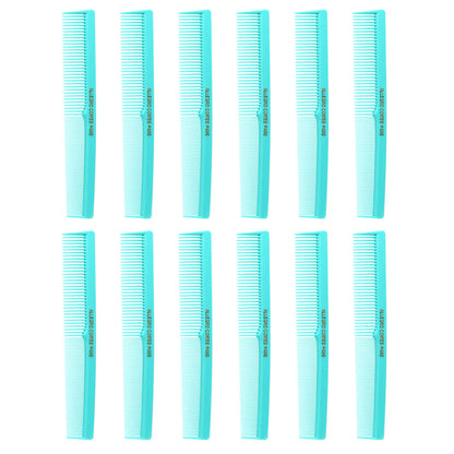 Allegro Combs 420 Barber Cutting Styling Comb Set - 12 count