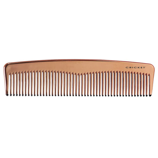 Cricket Copper Clean Finishing Comb Dressing Hair Comb Copper Infused Teeth.