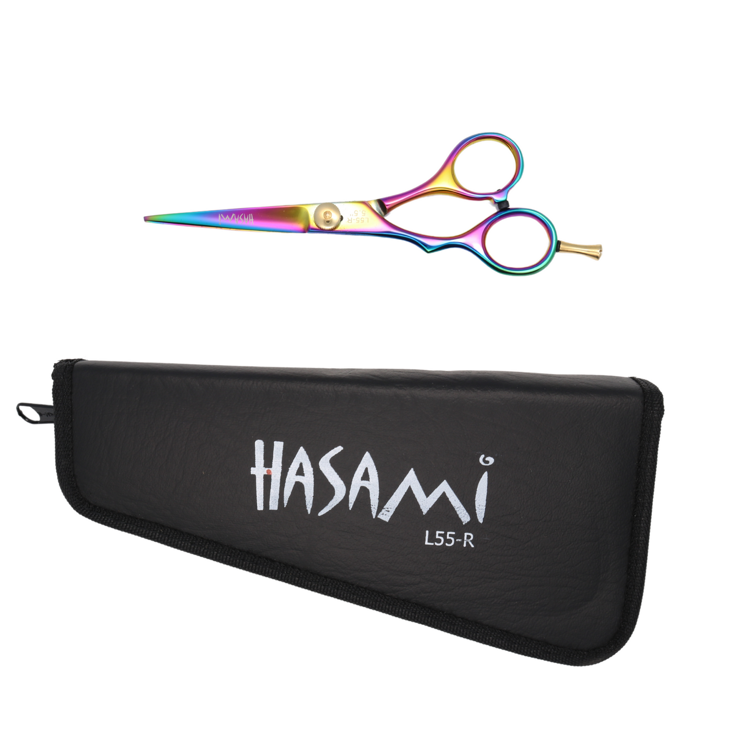 Hasami 5.5 In. Hair Cutting Scissors Righty Titanium Finish  L55-R