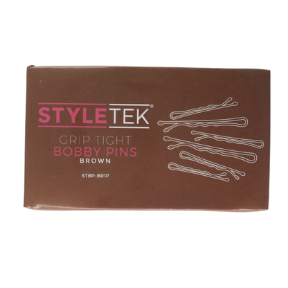 Styletek Grip Tight Heavy Duty Bobby Pins, Brown 1 Lb.