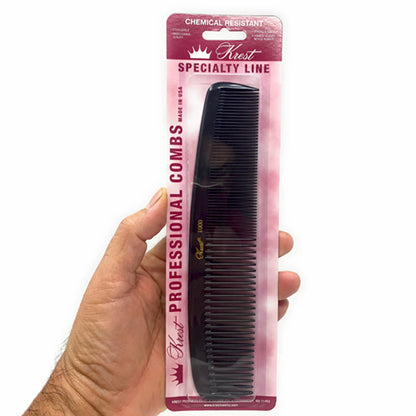 Krest #1000 - 8.5-Inch Round Master Waver Cutting Comb