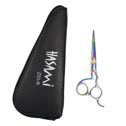 Hasami 5 In. Hair Cutting Scissors Righty Titanium Finish  Z50-R