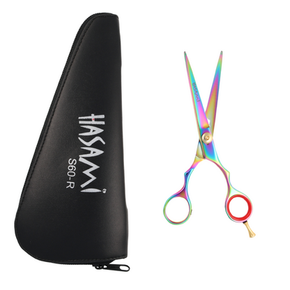 Hasami 6 In. Hair Cutting Scissors Righty Titanium Finish  S60-R