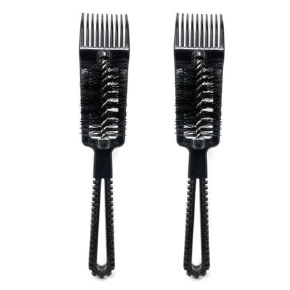 Scalpmaster Brush And Combs Cleaner - Plastic Handle 2 Pc.