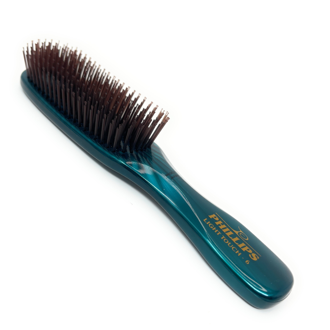 Phillips Brush Light Touch 6 Gem Nylon Bristle Hair Brush - 9-Row Unisex Brush