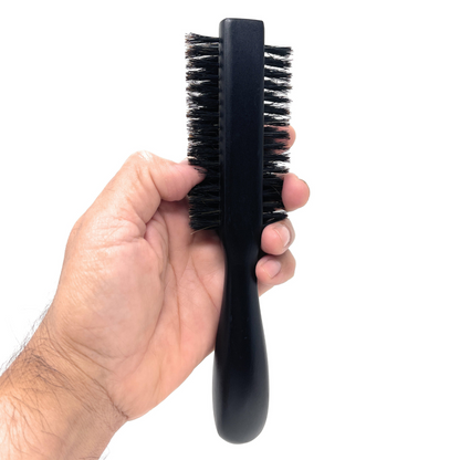 Scalpmaster Half-Round Styling Brush 100% Boar Bristles Wood Handle