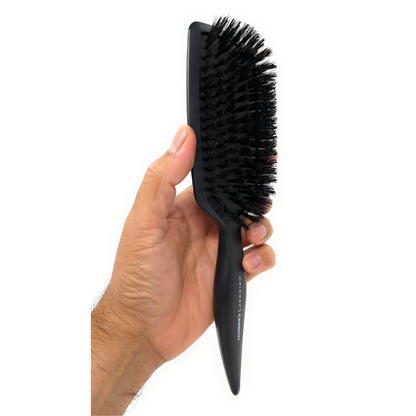 Cricket Carbon Boar Paddle Hair Brush for Blow Drying