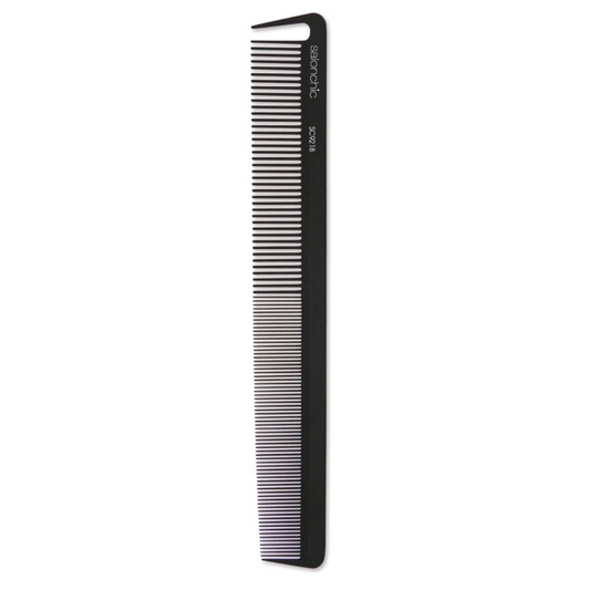 Salonchic 8.5" Carbon Cutting Comb - Heat Resistant, Static-Free