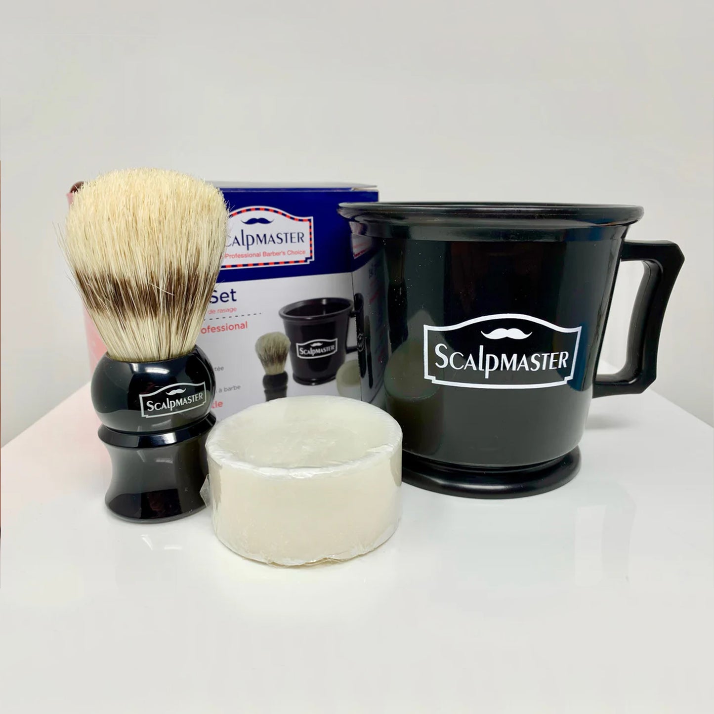 Scalpmaster Shaving Set Shaving Mug Shave brush Shave Soap Gift for Men