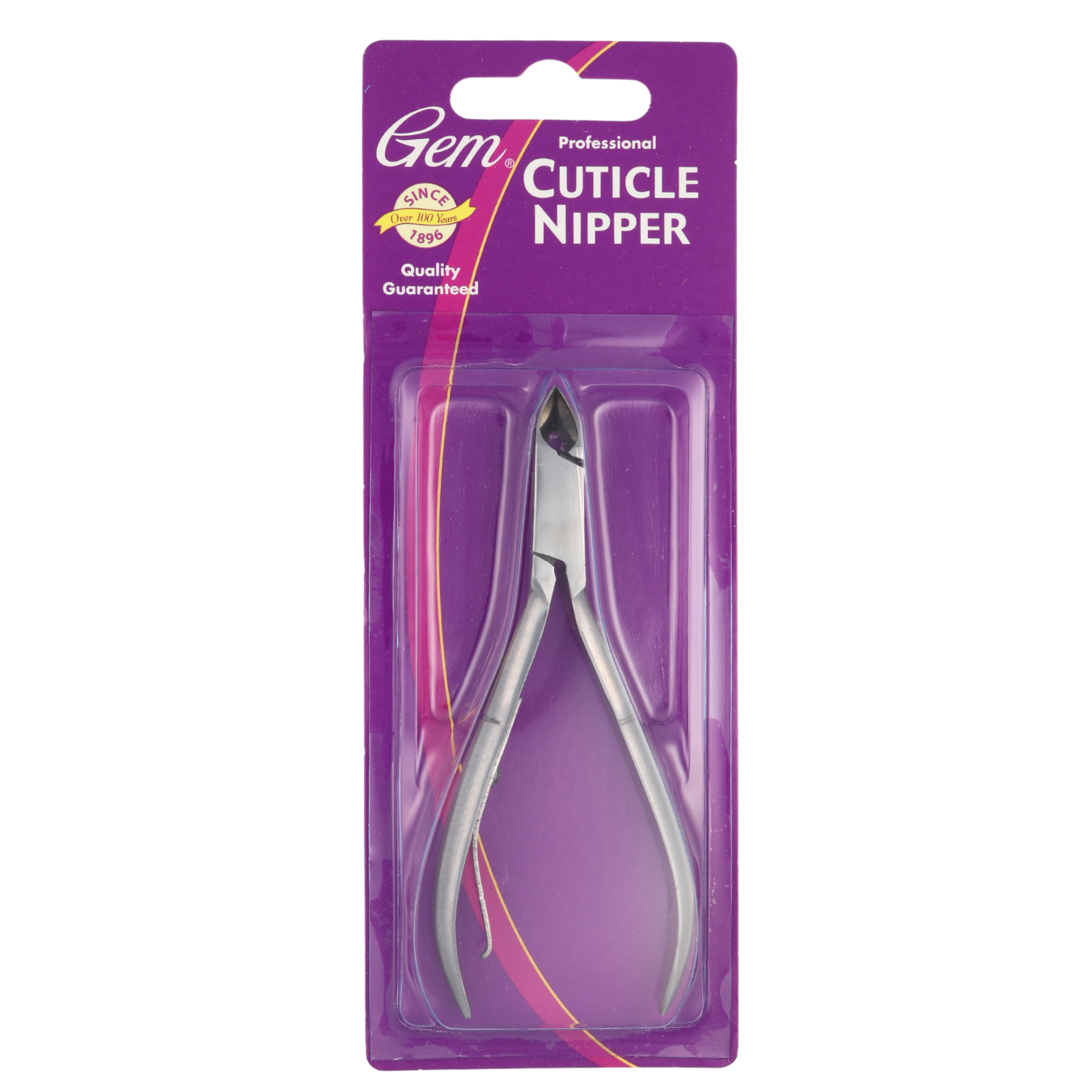 Gem Cuticle Nipper - Precision Stainless Steel Nail Care Cuticle Trimmer