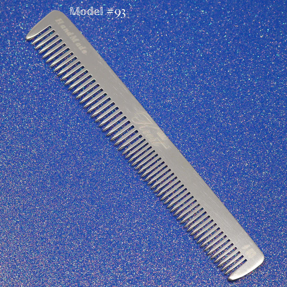 Krest Professional Metal Combs Aluminum Combs 100% Hand-Finished.