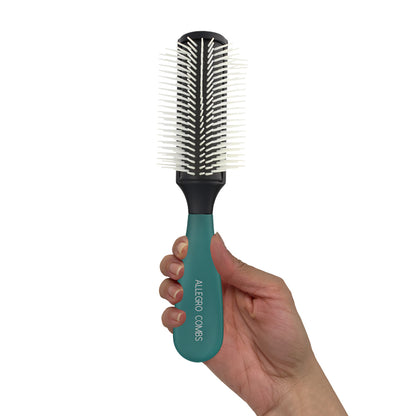 Allegro Combs Gripforte Detangler Hair Brush - Versatile Styling Tool for All Ages