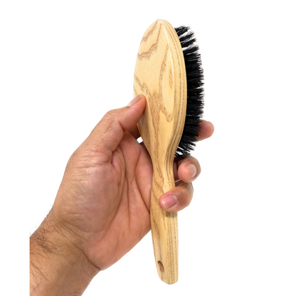 Phillips Brush 8.5" Gentlemen's Quarters Captain Boar Bristle Hair Brush Wood