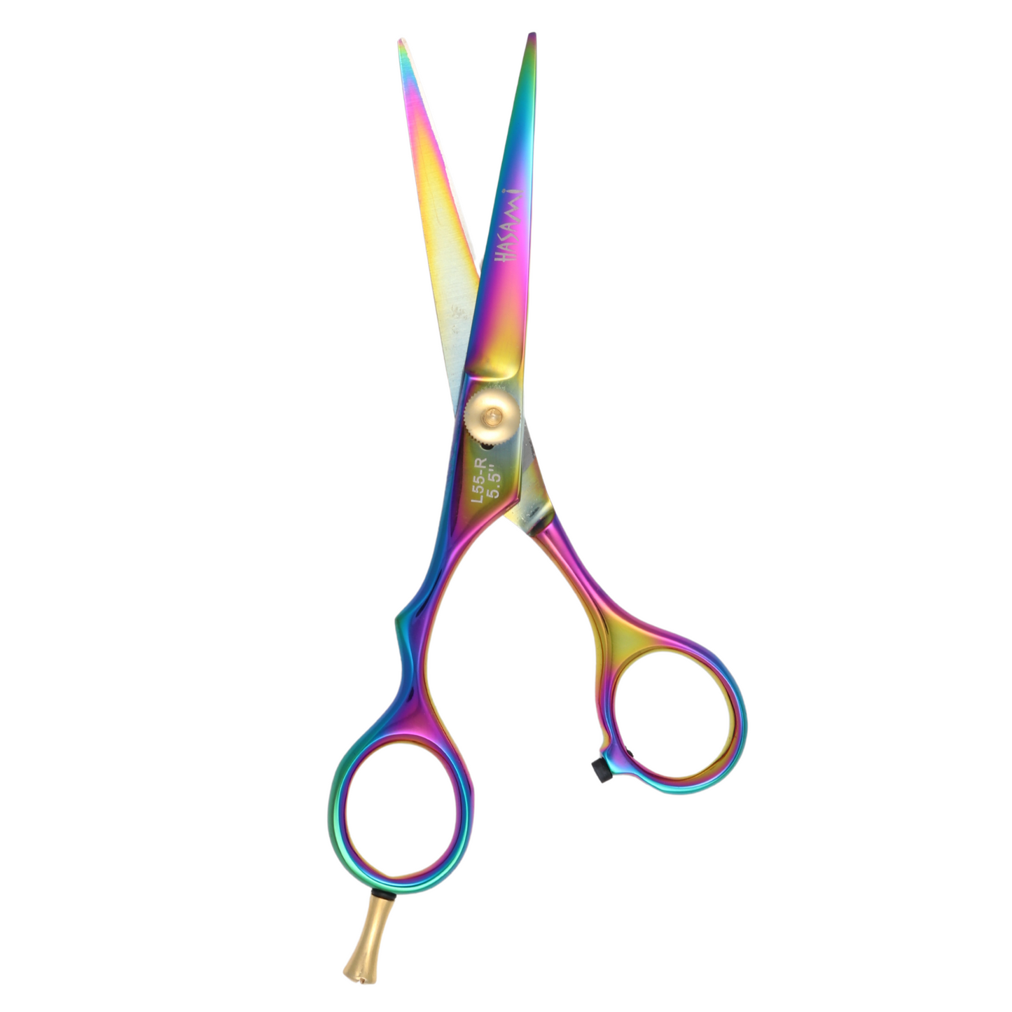 Hasami 5.5 In. Hair Cutting Scissors Righty Titanium Finish  L55-R