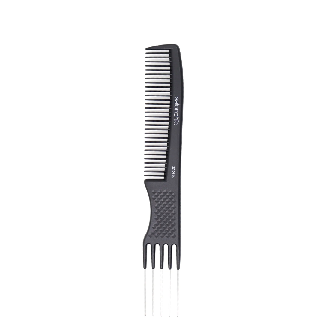 SalonChic Carbon Combs - Heat Resistant Pintail 2 Counts