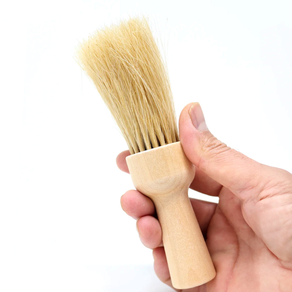 Scalpmaster Barber Brush Neck Duster With Natural Bristles Barbershop Accessories 1 pc.