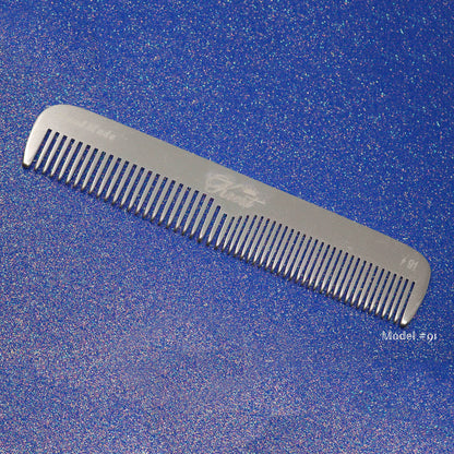 Krest Professional Metal Combs Aluminum Combs 100% Hand-Finished.