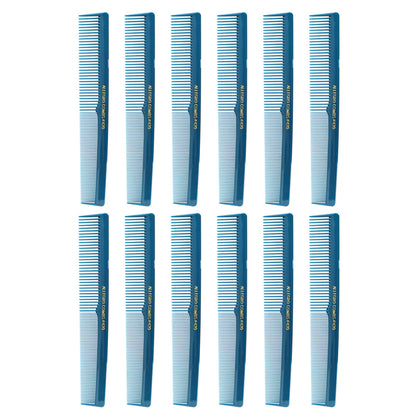 Allegro Combs 420 Barber Cutting Styling Comb Set - 12 count