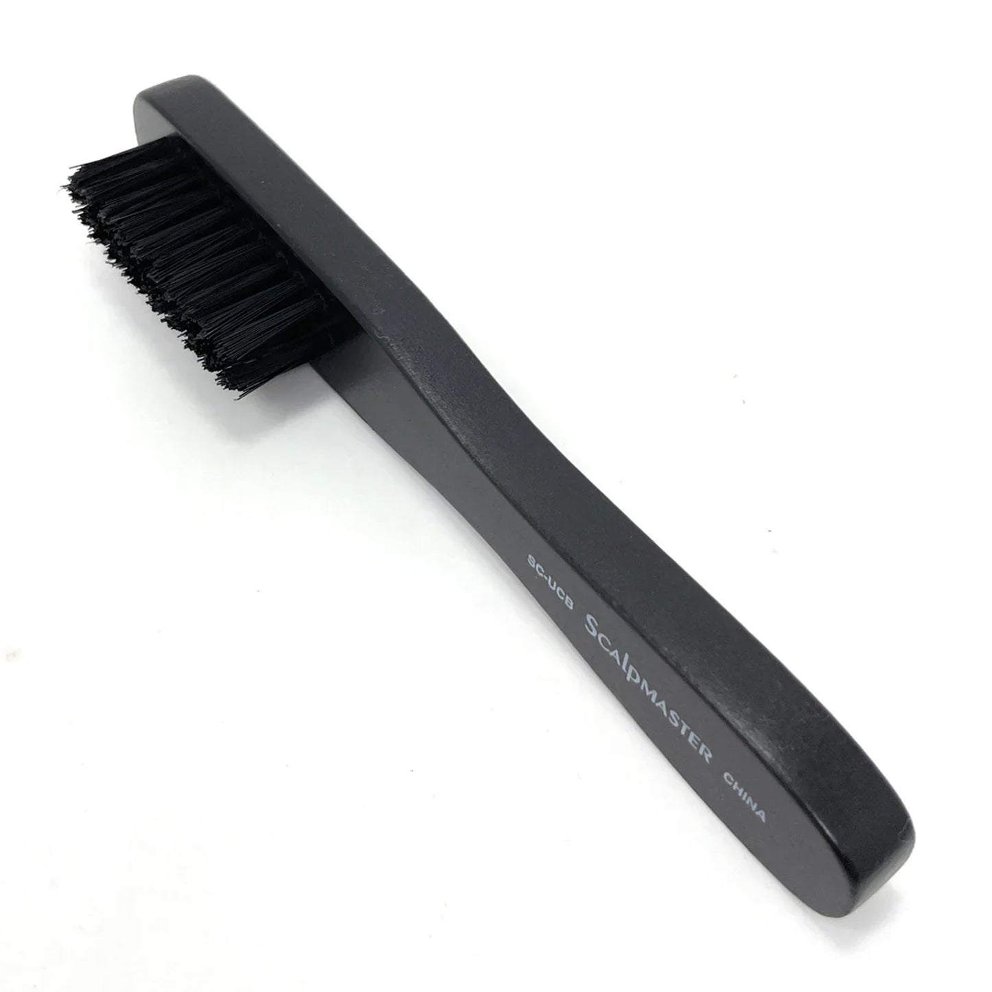 Scalpmaster Clipper Cleaning Brush Nylon Bristles Barber Brush Boar Bristle Wooden Handle Fade Brush 2 Pc.