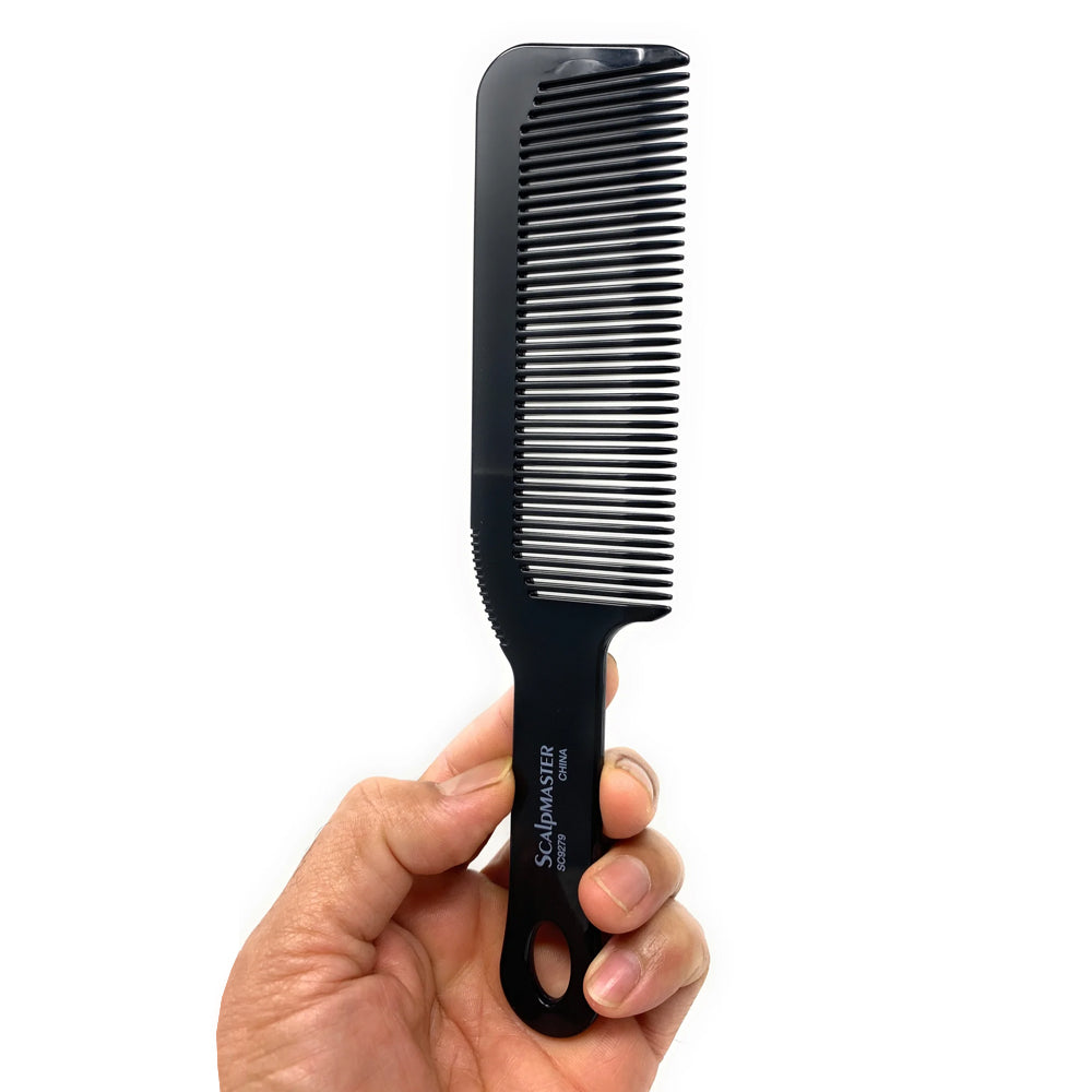 Scalpmaster 9 In. Clipper Cutting Comb Barber Comb Blending Comb Black 1 Pc.