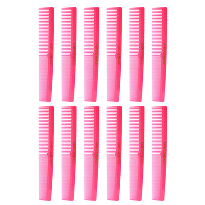 Allegro Combs 420 Barber Cutting Styling Comb Set - 12 count