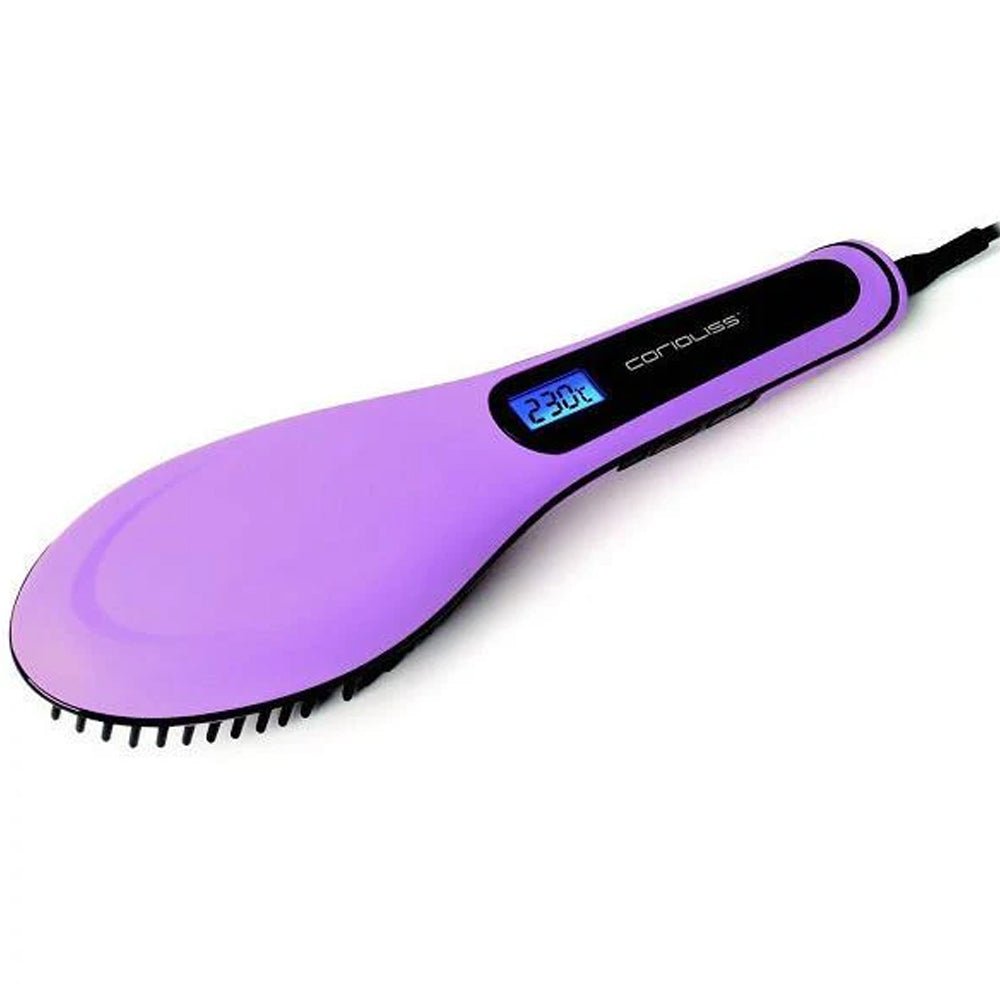 Corioliss Hair Straightening Hot Brush. 3-IN-1 Detangles 1 Count