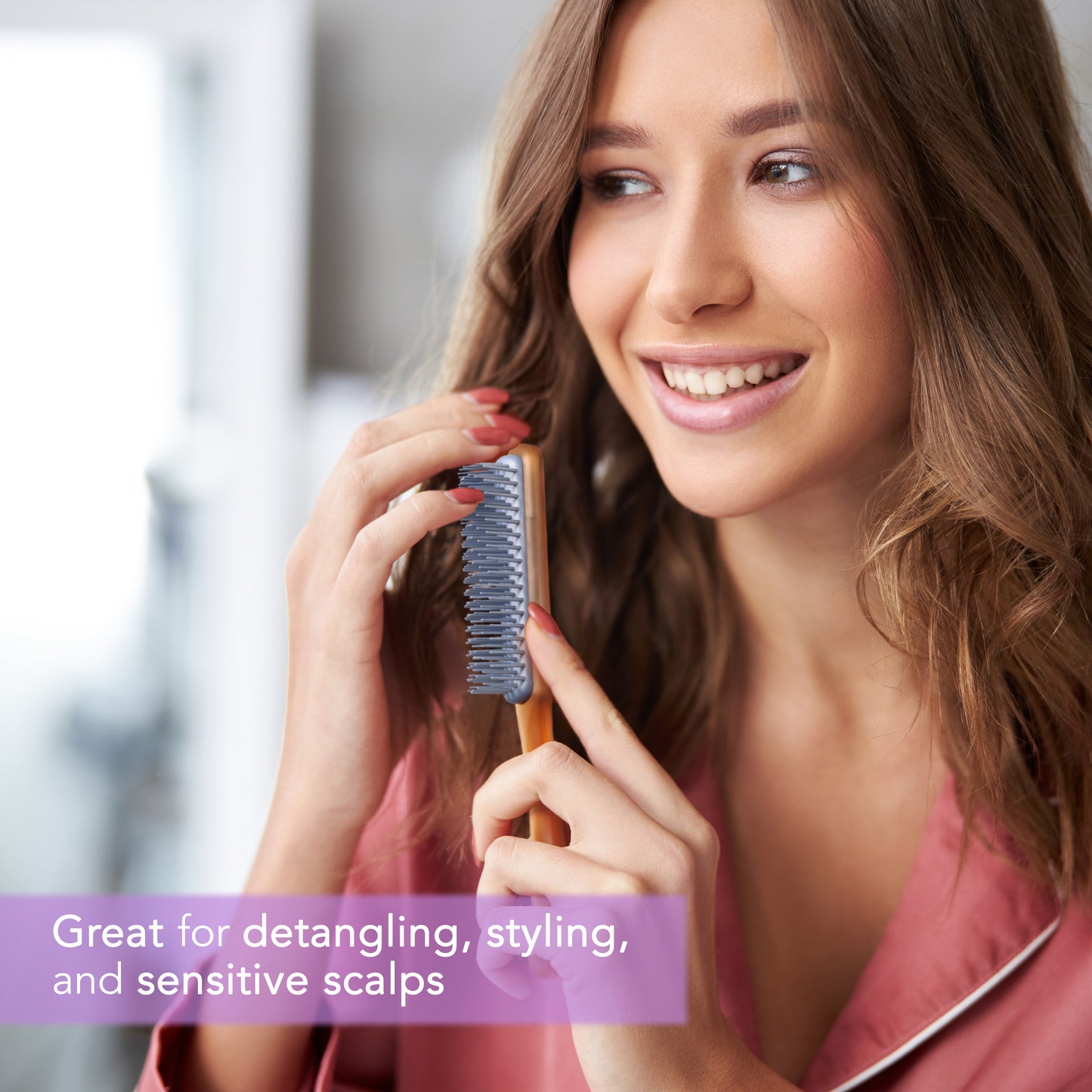 Allegro Combs ScalpCaress: Detangler Hair Brush