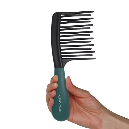 Allegro Gripforte Wide Tooth Detangler Comb - For Curly Hair, Women's Brush