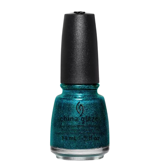 China Glaze Nail Lacquer Nail Polish - Give Me the Green Light - 0.5 fl oz