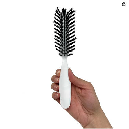 Styling Gear 7-Row Hair Brush with Nylon Bristles - 2 Pack