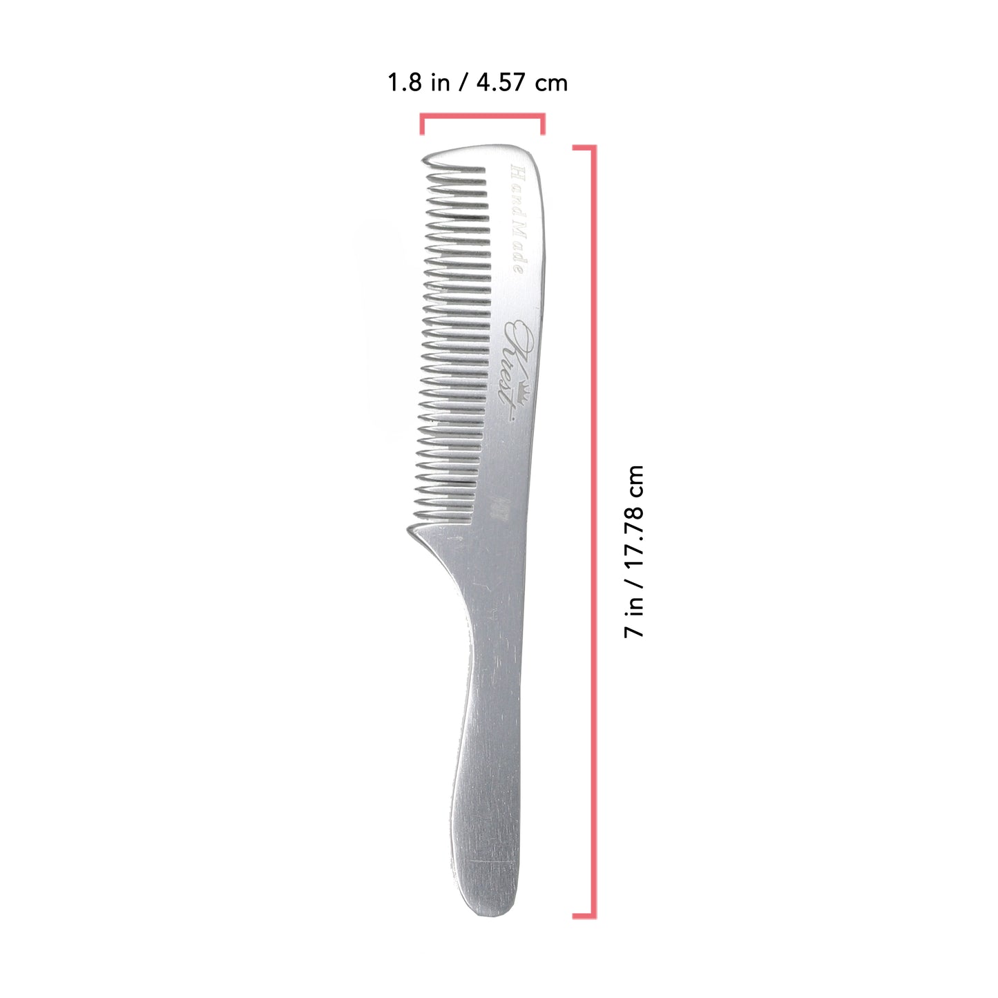 Krest Professional Metal Combs Aluminum Combs 100% Hand-Finished.