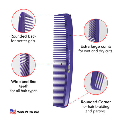 Allegro Combs #1000 X-Large Styling Comb All-Purpose