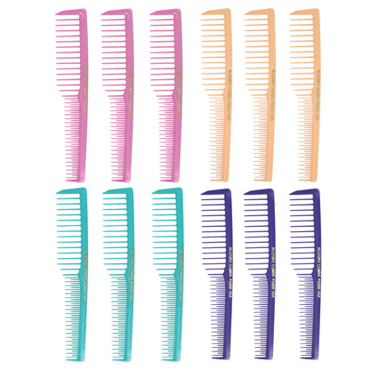 Allegro Combs #6000 Wide Tooth Teasing Vented Hair Combs 12 Cunt