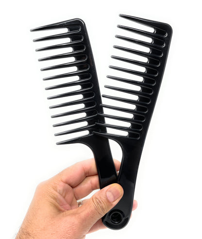 Aristocrat XL Rake Combs Wide Tooth Large Hair Detangling 2 Count