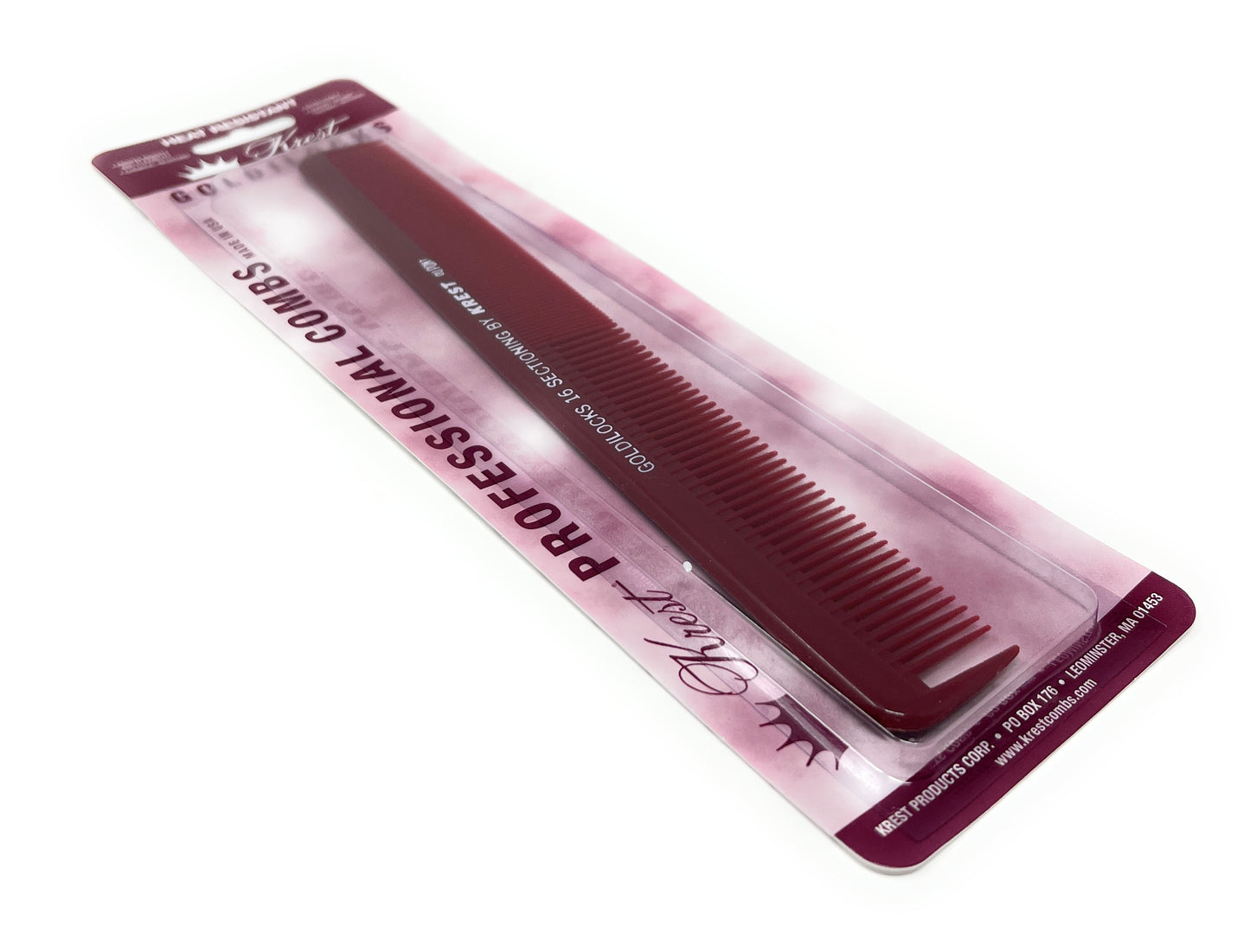 Krest Goldilocks G16 Heat Resistant Parting Combs Sectioning Combs Dupont  Delrin 8.5 In. 1 Pc.