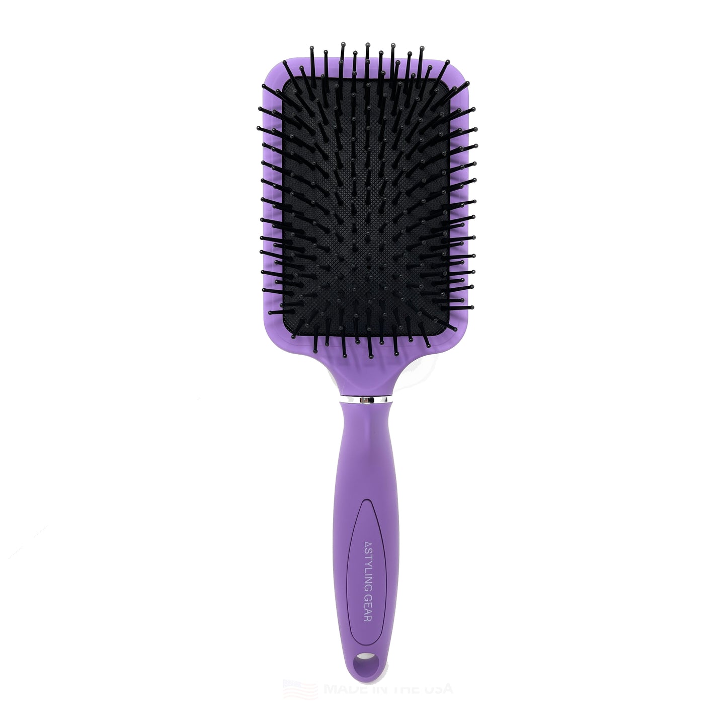 Styling Gear 104 Hair Brush Cushion Paddle Brush 13 Row Brush For Woman Hairbrush For Thick Hair  1 Pc.