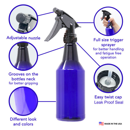 Allegro Combs Spray Bottle - Bottle for Water, Cleaning Solutions, Hair Cutting